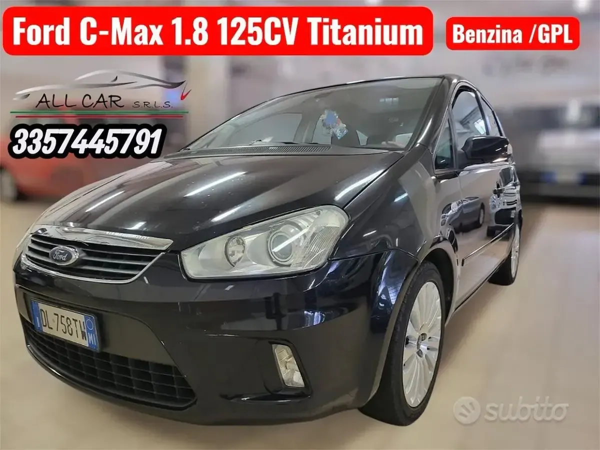 Usata Ford C-MAX 125 CV (91 kW) 2008 Nero Monovolume