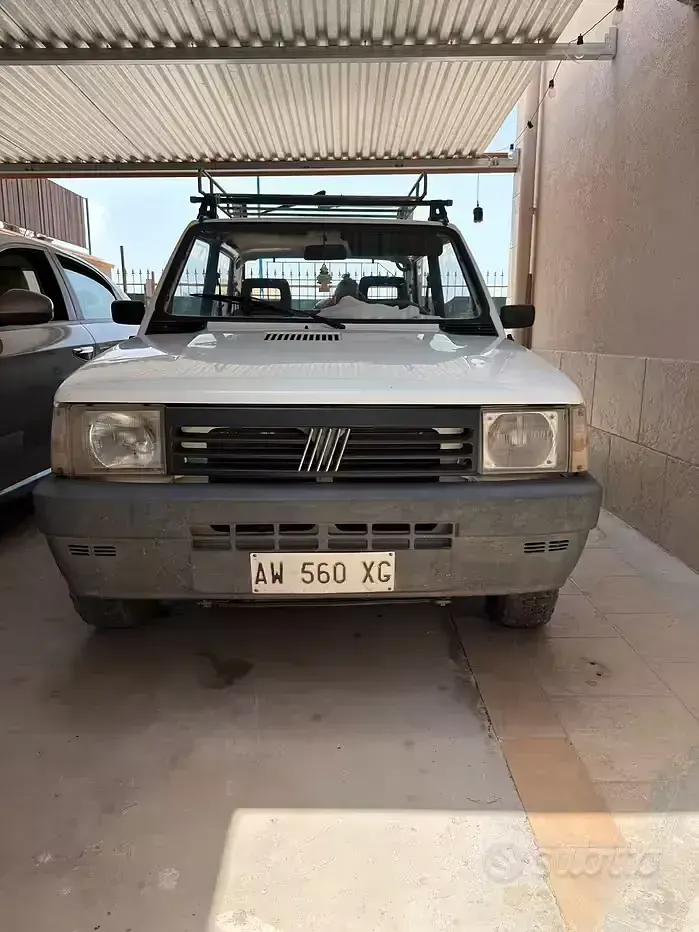 Usata Fiat Panda 4x4 54 CV (39 kW) 1998 Bianco Utilitaria