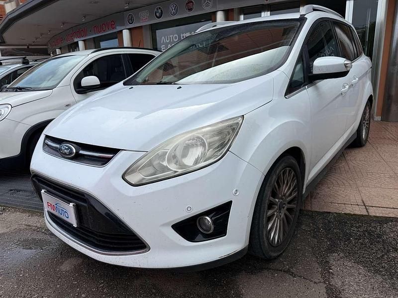 Usata Ford C-MAX Titanium 116 CV (85 kW) 2013 Bianco Monovolume