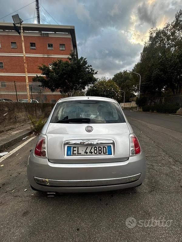 Usata Fiat 500 75 CV (55 kW) 2012 Grigio Cabrio
