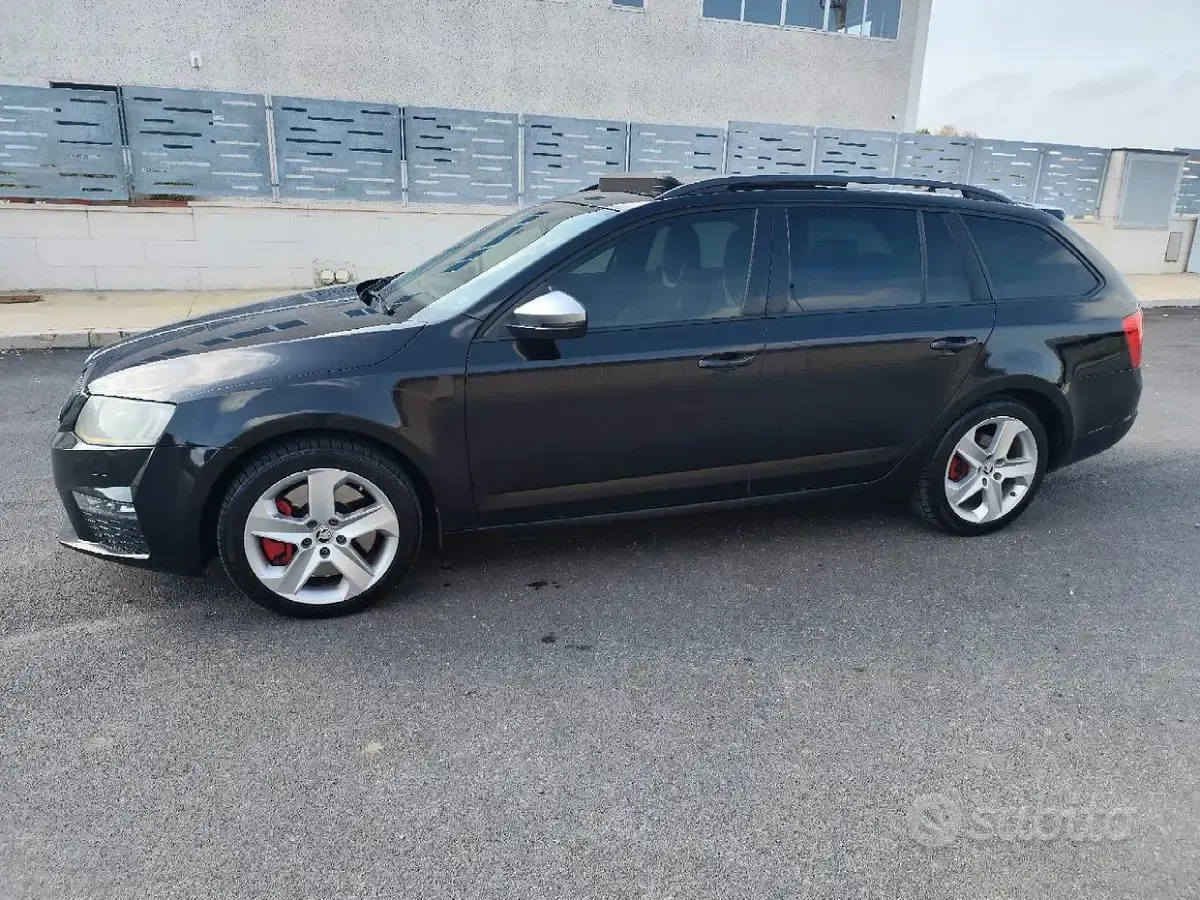 Usata Skoda Octavia RS 184 CV (135 kW) 2013 Nero Station wagon