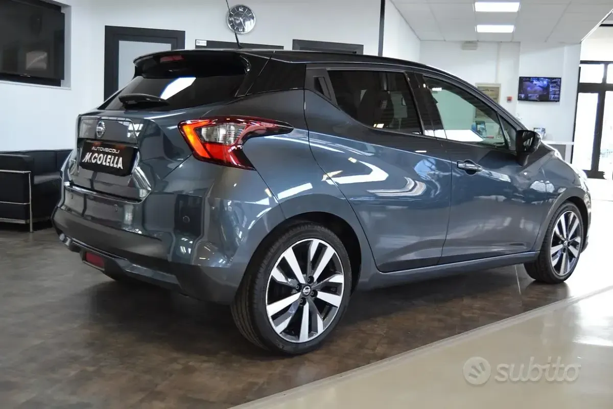 Usata Nissan Micra 90 CV (66 kW) 2018 Grigio Utilitaria