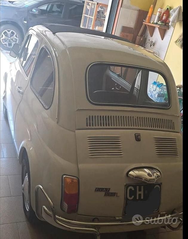 Usata Fiat 500 1970 Bianco Utilitaria