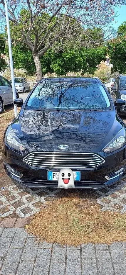 Usata Ford Focus Titanium 120 CV (88 kW) 2017 Nero Berlina