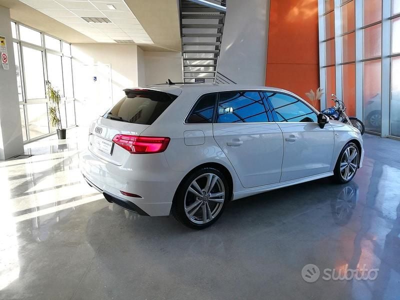 Usata Audi A3 S-Line 115 CV (84 kW) 2020 Bianco Berlina