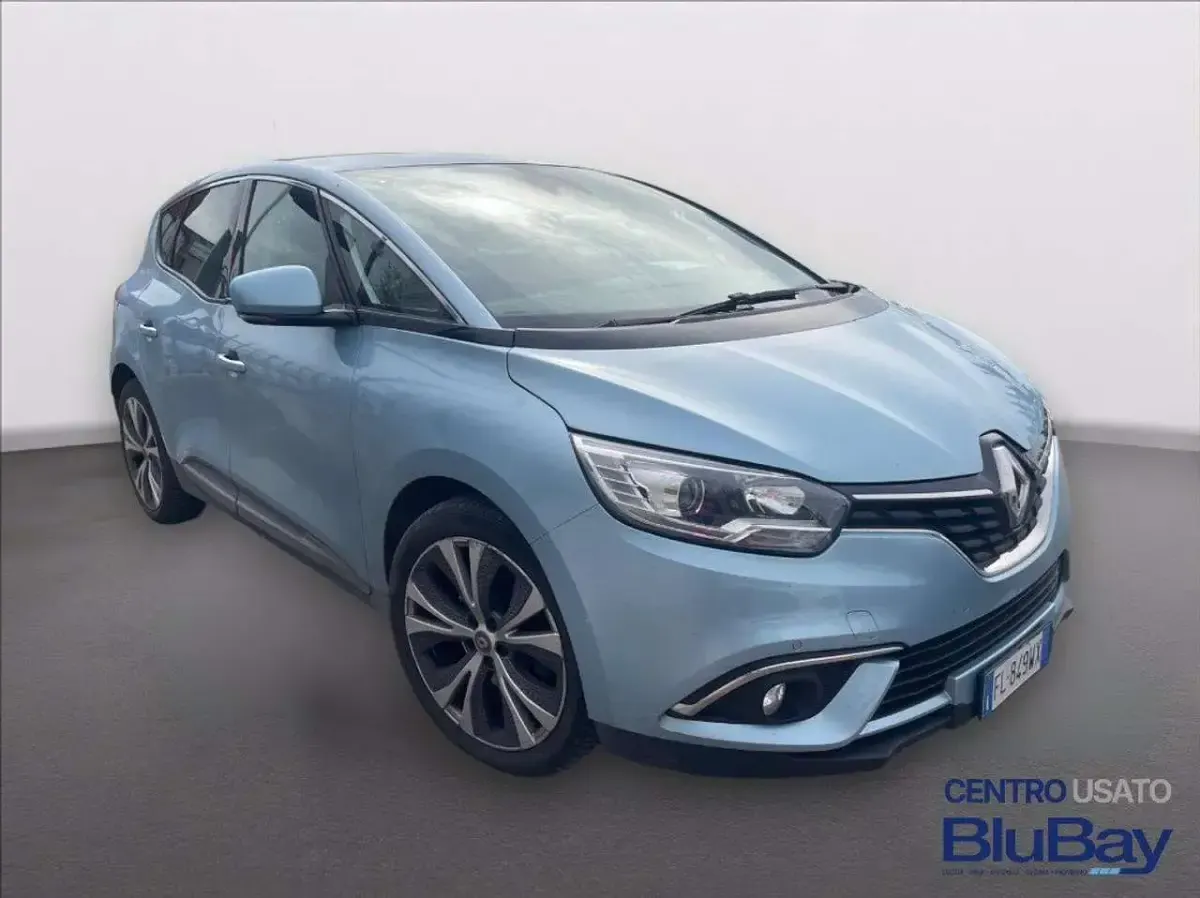Usata Renault Scénic IV Intens 110 CV (80 kW) 2017 Celeste metallizzato Monovolume