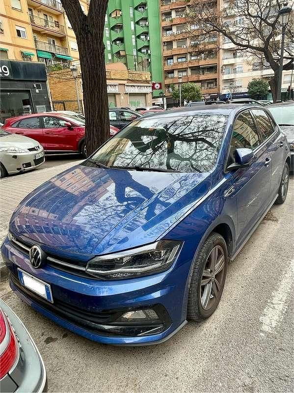 Usata VW Polo R-line 95 CV (69 kW) 2022 Blu/azzurro Berlina