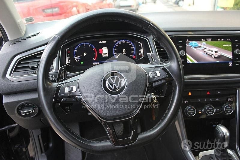 Usata VW T-Roc Advance 150 CV (110 kW) 2021 Nero SUV