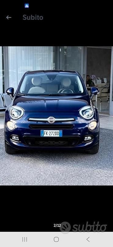 Usata Fiat 500X Lounge 120 CV (88 kW) 2017 Blu SUV