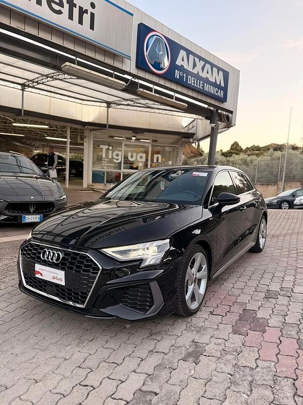 Nero Usata 2024 Audi A3 S-Line Tre volumi | 35.500 € (Molto cara) - Immagine 1/4