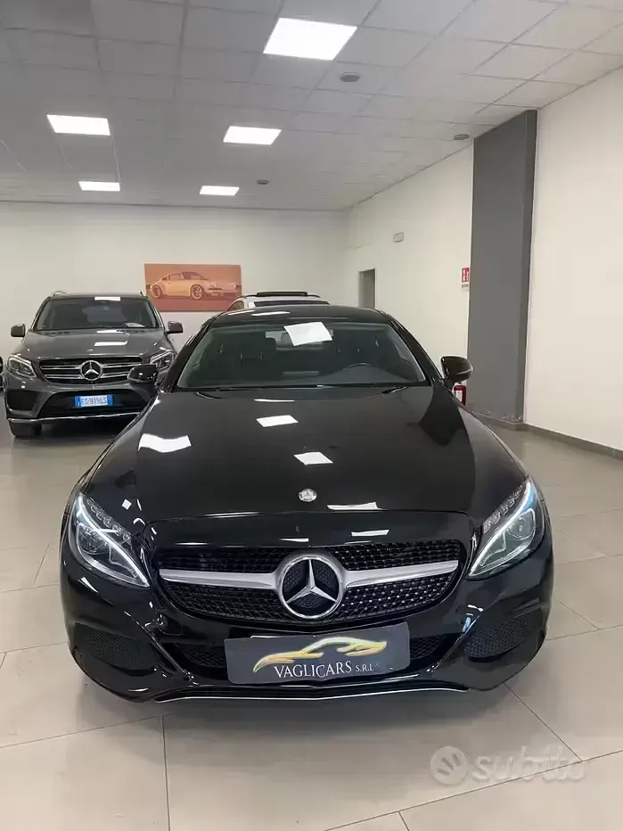 Usata Mercedes C220 Premium 170 CV (125 kW) 2016 Nero Coupé