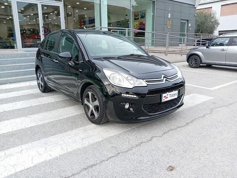Usata Citroën C3 PureTech 82 CV (60 kW) 2016 Nero Utilitaria