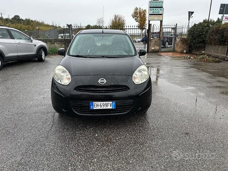 Nero Usata 2011 Nissan Micra Visia Tre volumi | 2900 € (Ottimo prezzo) - Immagine 1/4