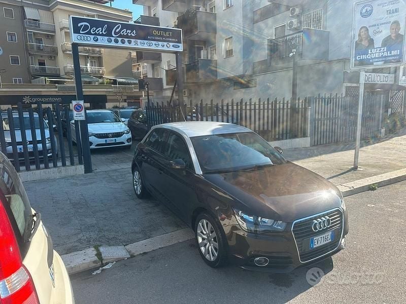 Usata Audi A1 S-Line 90 CV (66 kW) 2014 Marrone Utilitaria