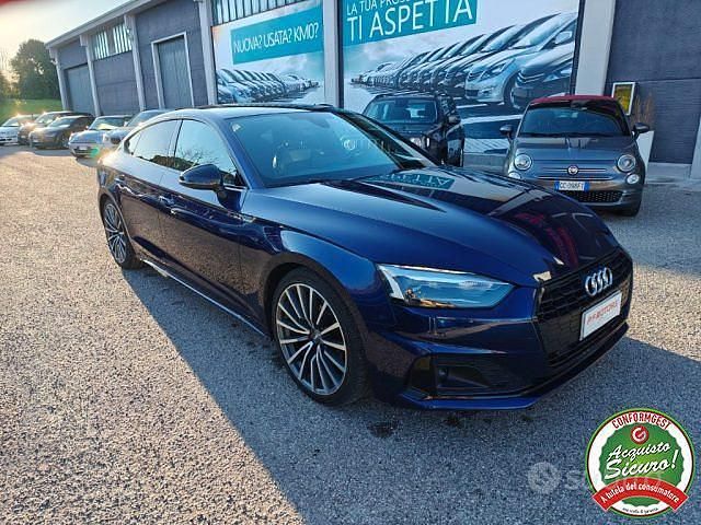 Usata Audi A5 S-Line 163 CV (119 kW) 2020 Blu Coupé