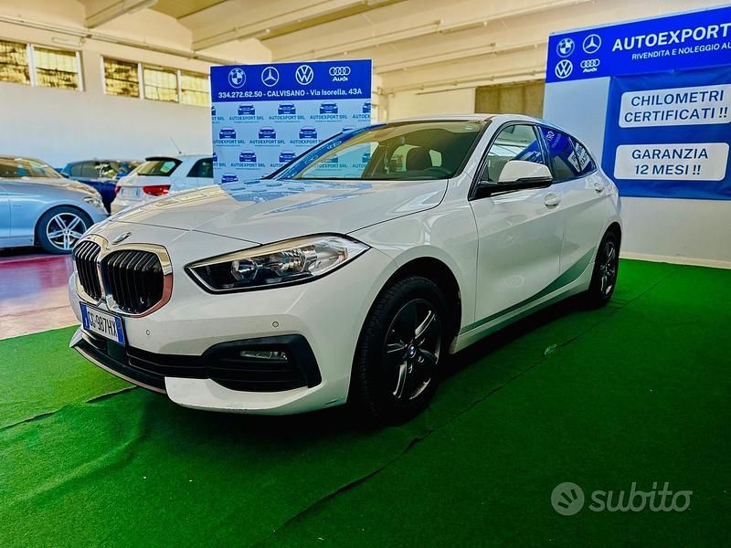 Usata BMW 116 Advantage 116 CV (85 kW) 2021 Bianco Utilitaria