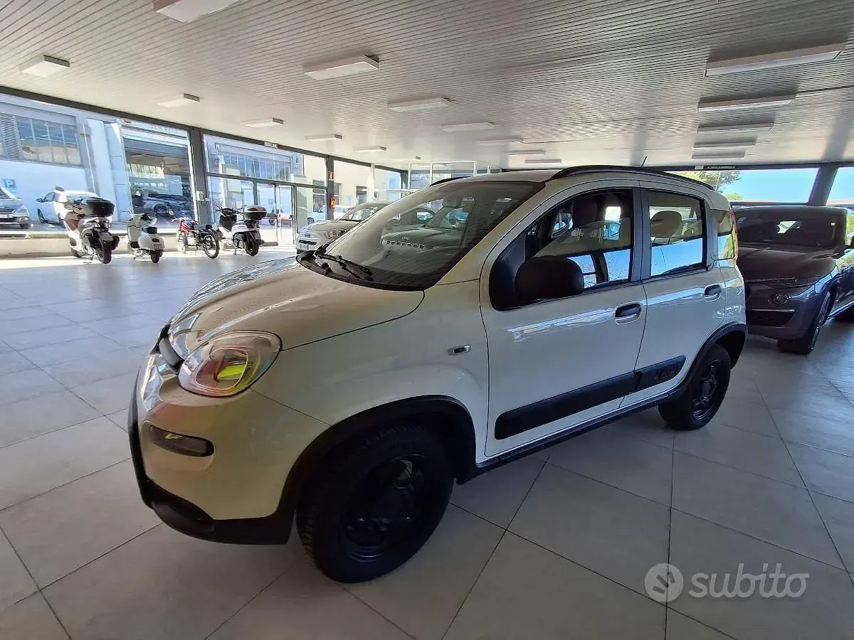 Usata Fiat Panda 4x4 S 84 CV (61 kW) 2020 Bianco Utilitaria