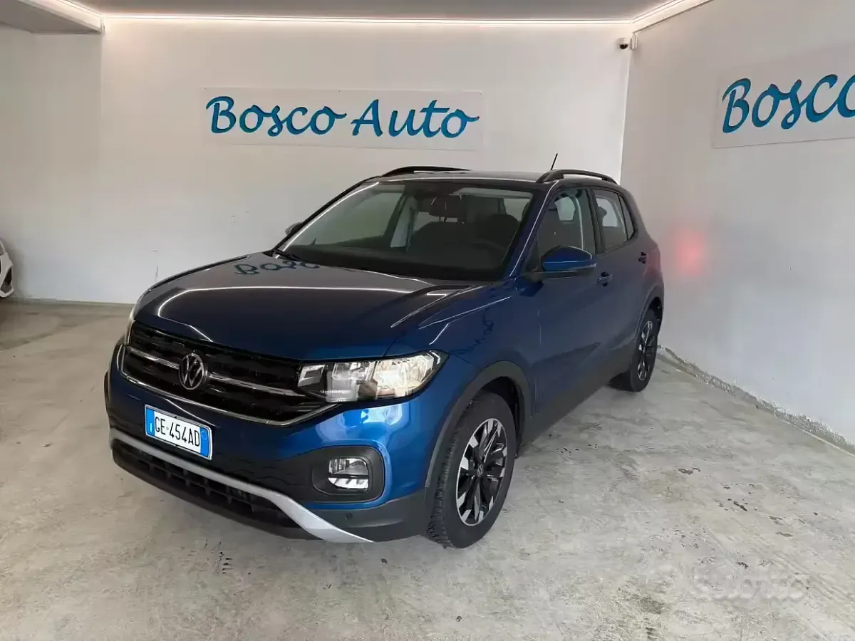Usata VW T-Cross Style 110 CV (80 kW) 2021 Blu/azzurro SUV