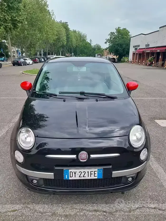 Usata Fiat 500 75 CV (55 kW) 2009 Nero Cabrio