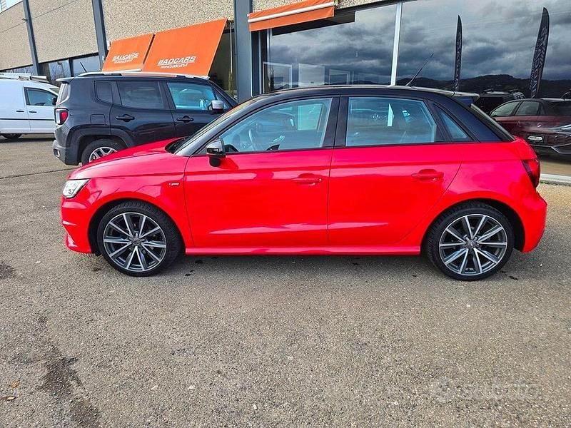 Usata Audi A1 Sportback S-Line 90 CV (66 kW) 2015 Rosso Utilitaria