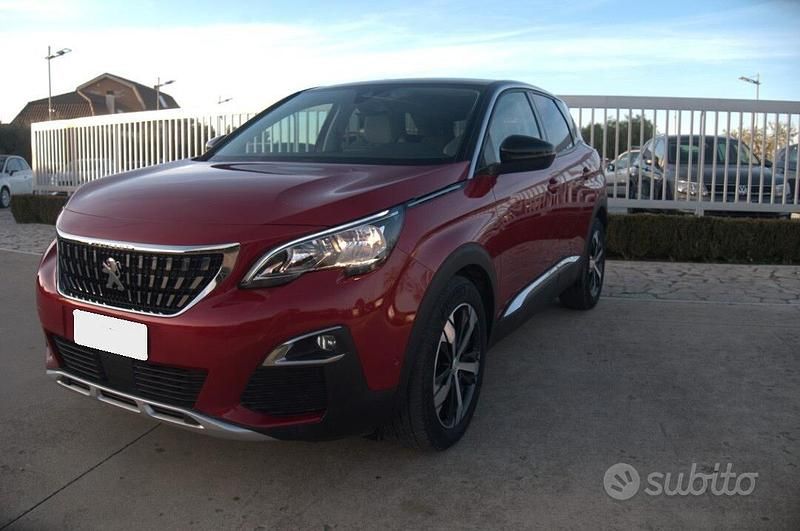 Usata Peugeot 3008 Allure 131 CV (96 kW) 2020 Rosso SUV