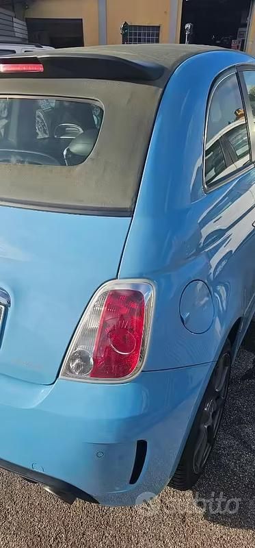 Usata Abarth 500C 135 CV (99 kW) 2013 Blu Cabrio