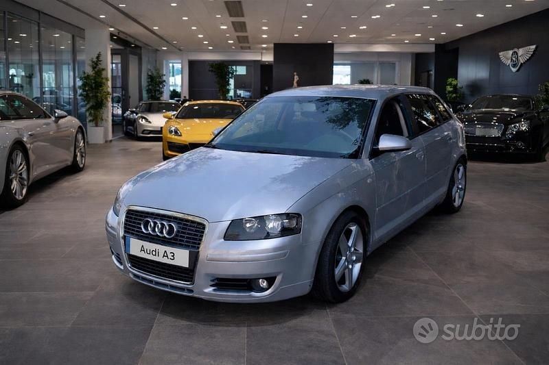 Usata Audi A3 Ambition 140 CV (102 kW) 2007 Grigio Berlina