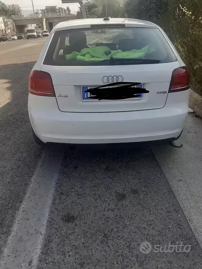 Usata Audi A3 Attraction 105 CV (77 kW) 2011 Bianco Utilitaria