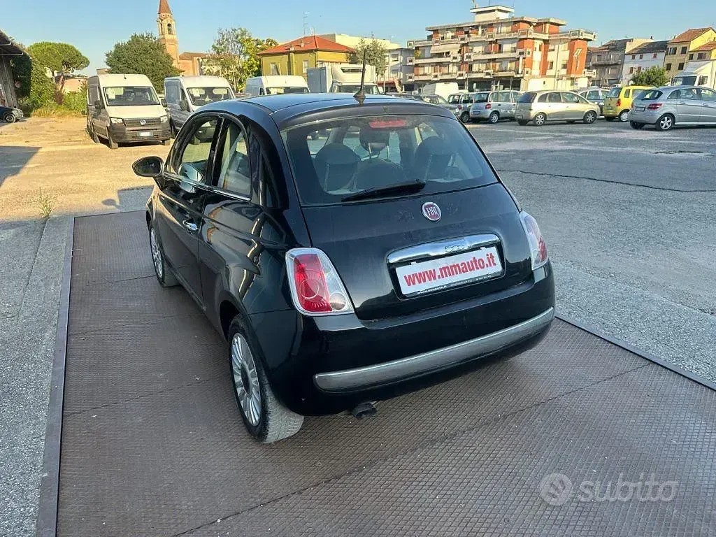 Usata Fiat 500 Lounge 69 CV (50 kW) 2013 Nero Utilitaria