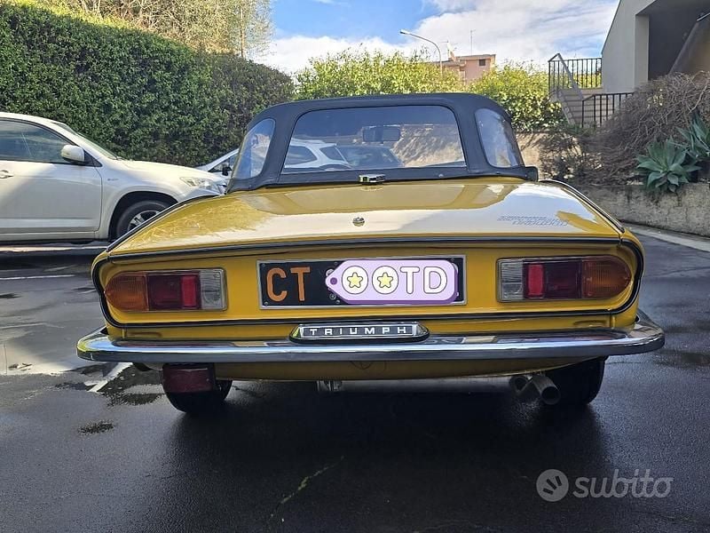 Usata Triumph Spitfire 1970 Giallo Cabrio