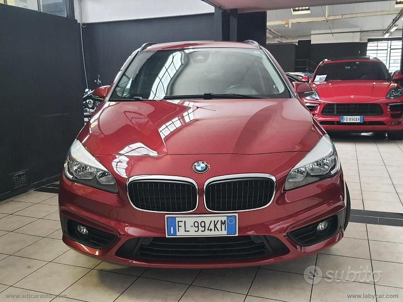 Usata BMW 216 Active Tourer 116 CV (85 kW) 2017 Rosso Monovolume