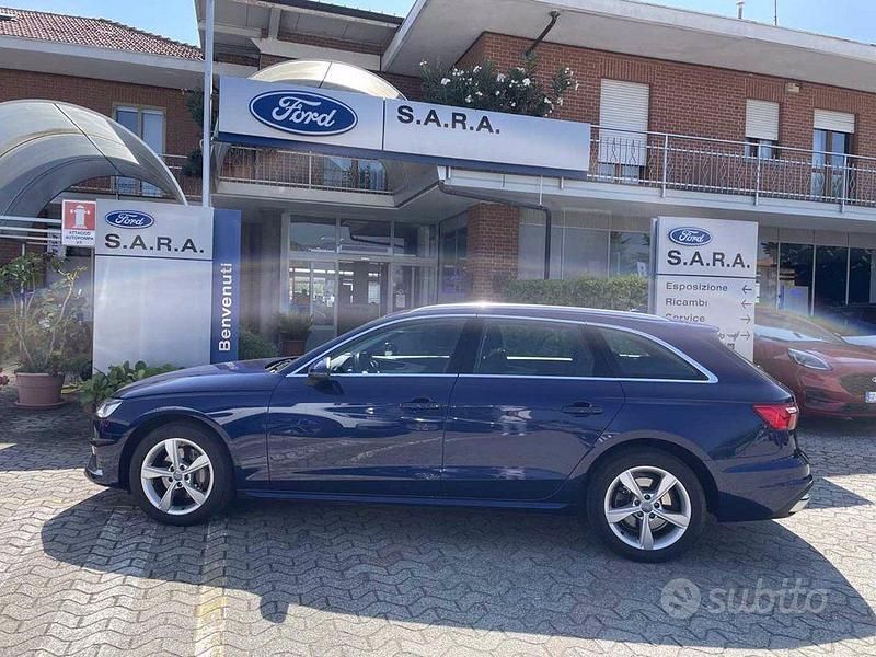 Usata Audi A4 Advanced 190 CV (139 kW) 2020 Blu/azzurro Station wagon