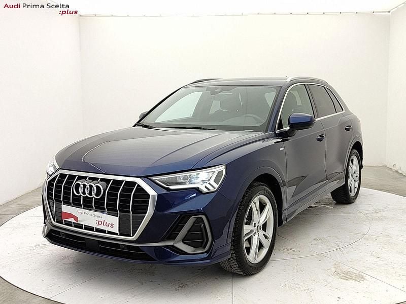 Blu navarra metallizzato Usata 2024 Audi Q3 S-Line SUV | 40.900 € (Buon prezzo) - Immagine 1/4