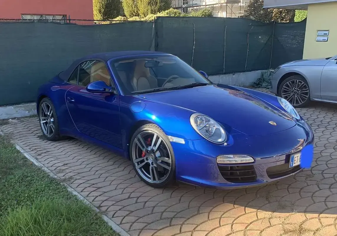 Usata Porsche 911 Carrera Cabriolet 345 CV (253 kW) 2008 Blu/azzurro Cabrio