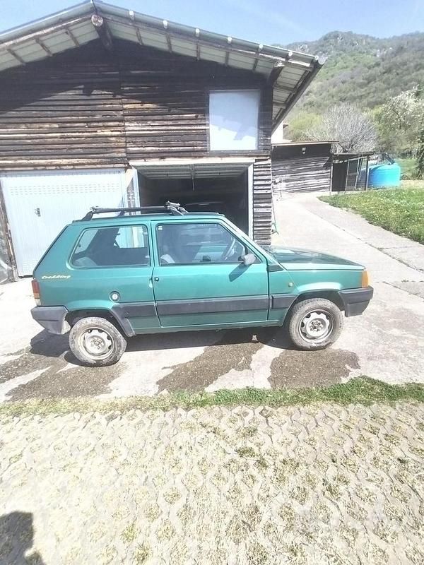 Usata Fiat Panda Trekking 54 CV (39 kW) 2000 Verde Berlina