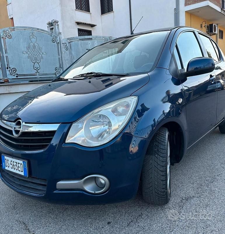 Usata Opel Agila Enjoy 86 CV (63 kW) 2009 Blu Monovolume