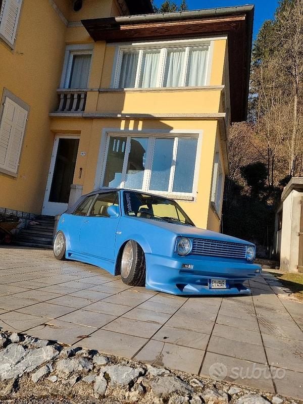 Usata VW Golf Cabriolet 1991 Blu Cabrio