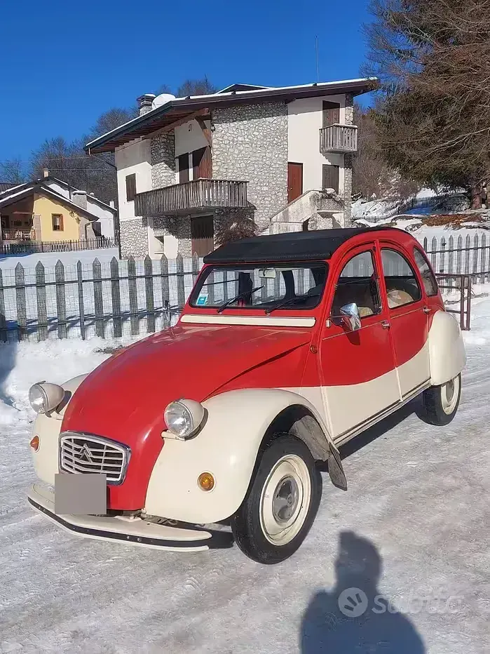 Usata Citroën 2CV 1970 Rosso Berlina