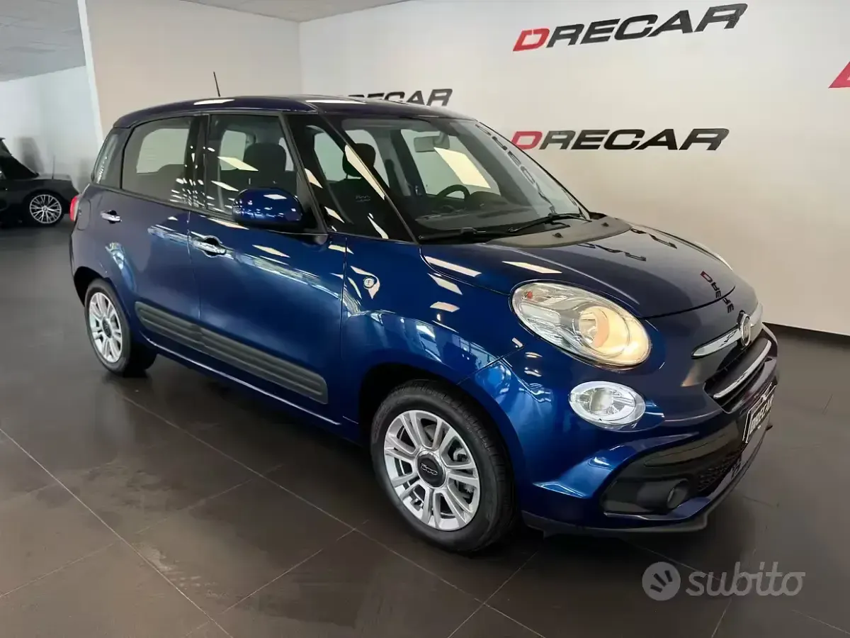 Usata Fiat 500L Mirror 95 CV (69 kW) 2019 Blu Monovolume