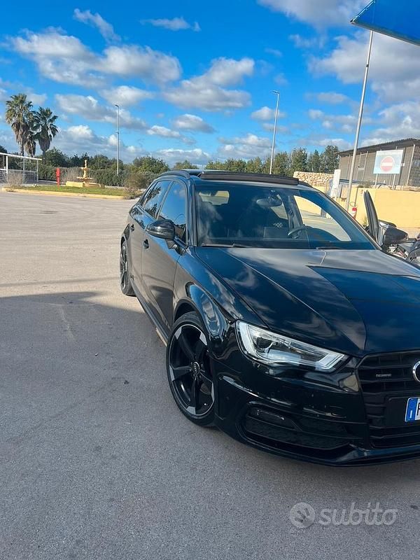 Usata Audi A3 S-Line 184 CV (135 kW) 2015 Nero Berlina