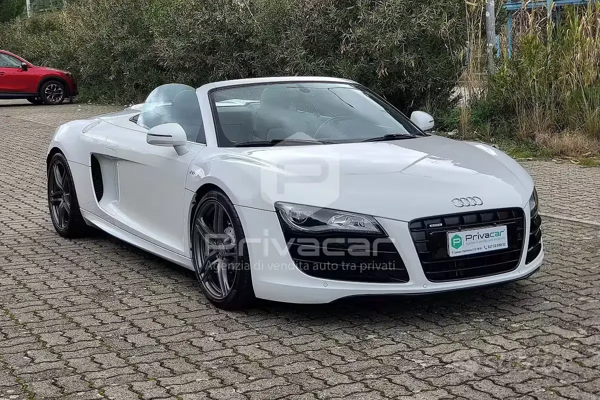 Usata Audi R8 Spyder 525 CV (386 kW) 2012 Bianco Cabrio