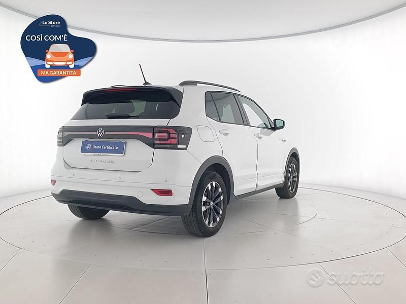Usata VW T-Cross Sportline 110 CV (80 kW) 2022 Pure white SUV