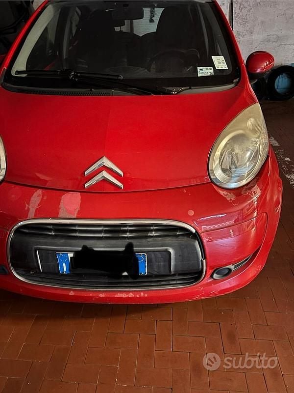 Usata Citroën C1 2009 Rosso Utilitaria