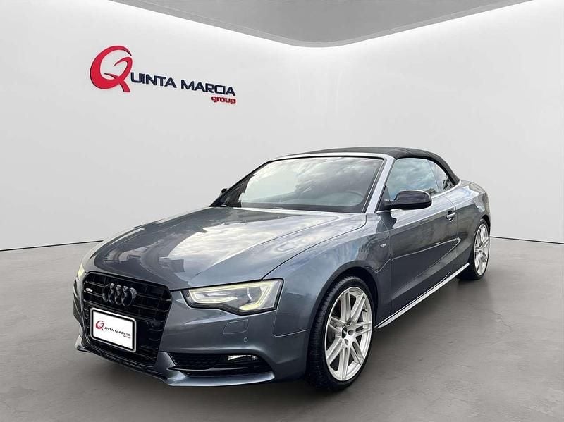 Usata Audi A5 Cabriolet S-Line 177 CV (130 kW) 2012 Grigio Cabrio