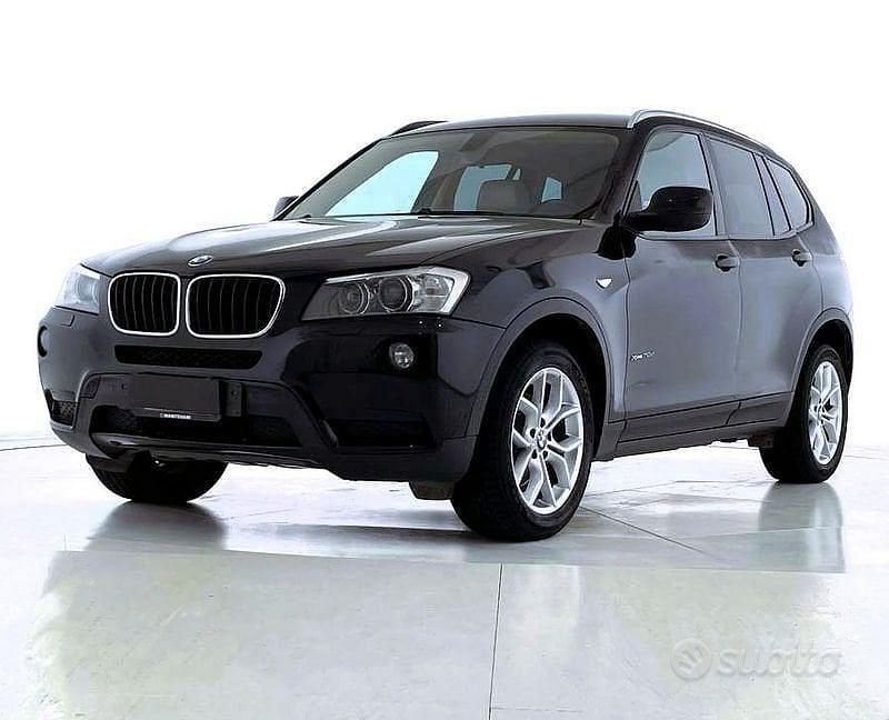 Usata BMW X3 Efficient Dynamics 184 CV (135 kW) 2012 Nero SUV