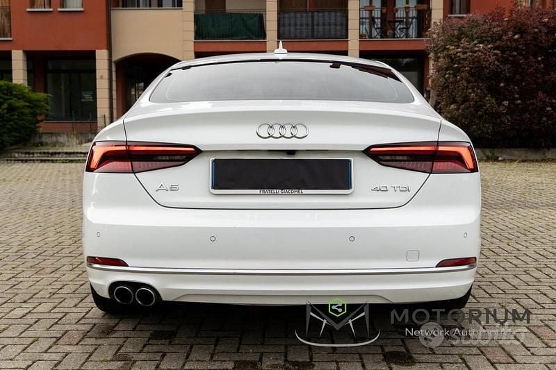Usata Audi A5 S-Line 190 CV (139 kW) 2019 Bianco Coupé