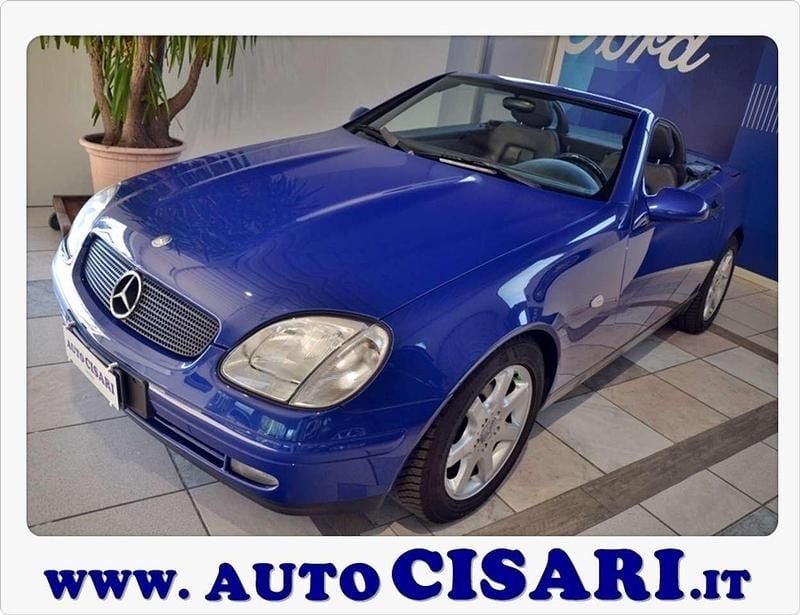 Usata Mercedes SLK200 136 CV (100 kW) 1999 Blu/azzurro Cabrio