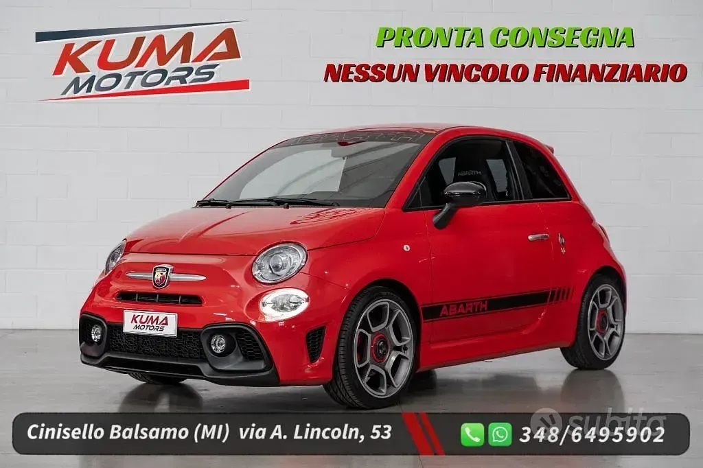 Usata Abarth 595 Turismo 165 CV (121 kW) 2020 Rosso cod. 176 Utilitaria