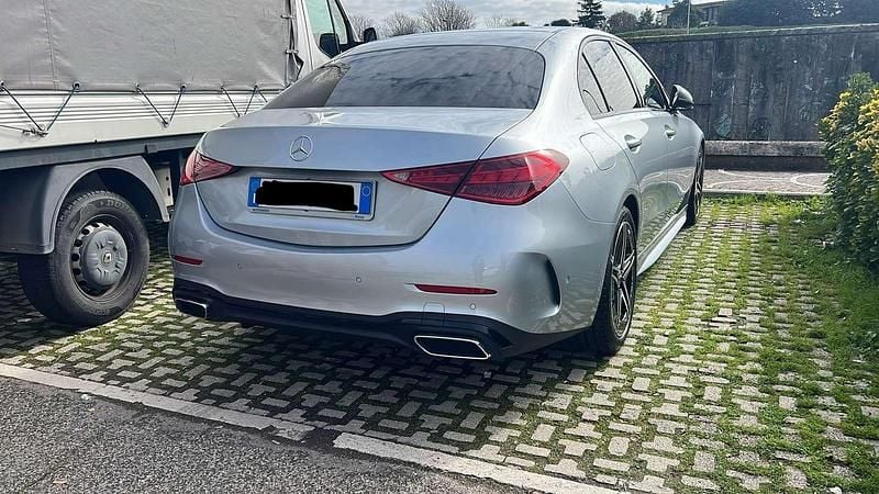 Usata Mercedes C220 Premium Plus 200 CV (147 kW) 2022 Argento Berlina