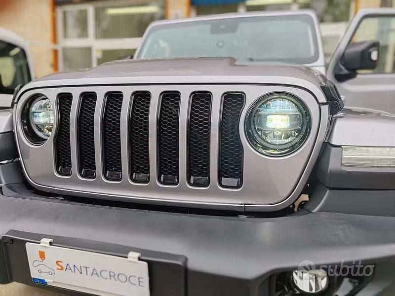 Usata Jeep Wrangler Unlimited Sahara 199 CV (146 kW) 2019 Grigio SUV